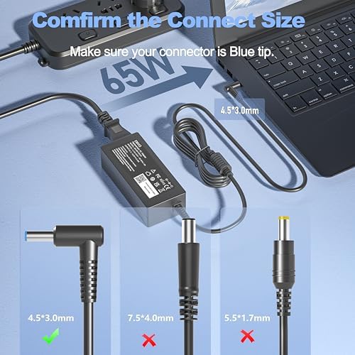 Universal 65 W Type-C Chromebook Charger – Fast & Efficient USB-C Power Supply Adapter for HP, Acer, Dell, and More – Enhanced Compatibility for Laptops & Chromebooks – Reliable Multi-Protection Safety Features – Ideal Replacement for SM45 CL SM65 CL-01 SK90200325 – Upgrade Your Charging Experience Today!