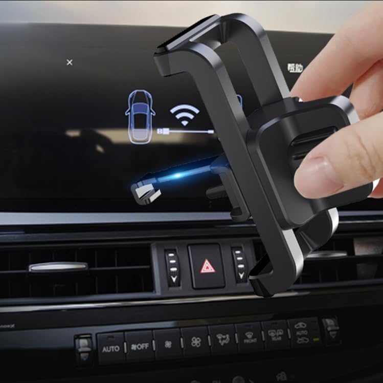 Toyota RAV4 & Highlander Air Vent Phone Holder Mount | Universal Compatibility for 2019-2024 Models | Secure and Adjustable Car Cradle for Safe Navigation & Hands-Free Calling | Easy Tool-Free Installation | Durable Design for Long-Lasting Use