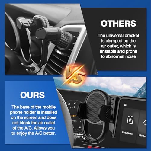 Autorder 360-Degree Rotating Car Phone Holder for Toyota Corolla 2019-2025 & Corolla Cross 2022-2025 – Hands-Free Air Vent Mount for Optimal Navigation & Communication – Durable & Sleek Design for Enhanced Driving Safety and Convenience