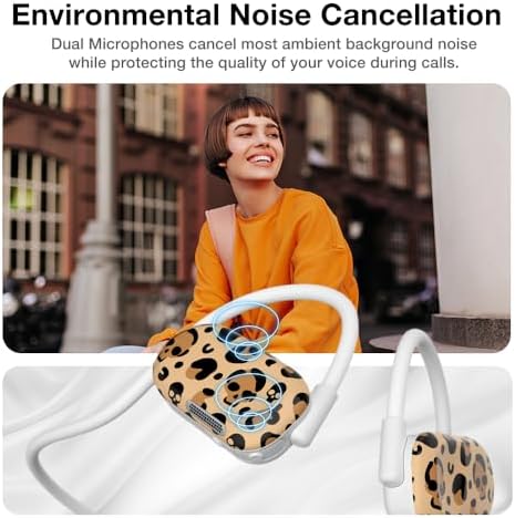 Purity Air Open Ear Headphones – Advanced True Air Conduction Wireless Bluetooth Earbuds with Dual Mic for Clear Calls – Ergonomic, Sweat-Resistant Design for Active Lifestyles – Compatible with i Phone & Android – Ultimate Comfort and Audio Awareness