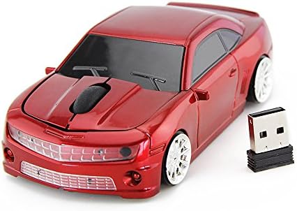 Chevrolet Camaro Wireless Optical Mouse – Stylish Sports Car-Shape Design for Effortless Navigation on PC & Laptop – Ideal Computer Accessory for Car Enthusiasts – High-Precision Tracking & Ergonomic Comfort for Gamers & Professionals