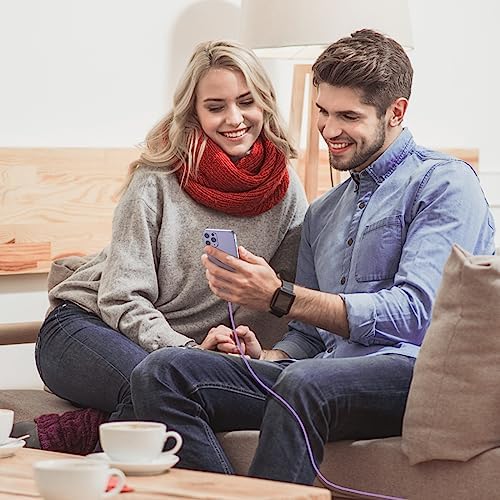 10 ft Apple MFi Certified Lightning to USB Cable – 2 Pack Long Durable i Phone Charger for Fast Charging – Compatible with i Phone 14/13/12/11/Pro/Max/X/XS/XR – Enhanced Flexibility and Performance for Home or Travel