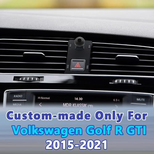 COMETURE Volkswagen Tiguan Phone Holder Mount (2009-2017) – Adjustable Car Cradle for Seamless Navigation and Enhanced Driving Safety with 360-Degree Rotation and Tool-Free Installation