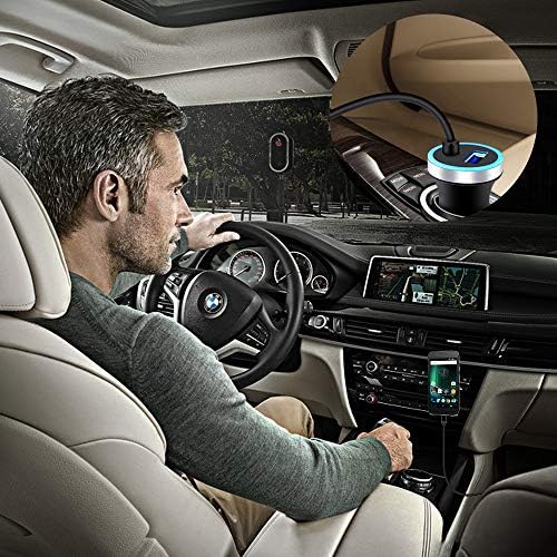 Ultra-Fast Dual-Port USB-C Car Charger for Samsung Galaxy S25 Series, S24, S23, A-Series – Includes 3 ft Type C Charging Cable – Compact Design with Enhanced Safety Features for Rapid On-the-Go Charging