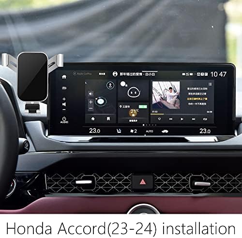 Enhanced Car Phone Holder for Honda Accord 2008-2012 – Secure Smartphone Mounting for Safe Navigation and Hands-Free Calls – Compatible with LX, LX-P, SE, EX, EX-L, and LX-S Models – Durable Vent Cradle with Adjustable Design for Optimal Convenience – Elevate Your Driving Experience with This Essential Auto Interior Accessory