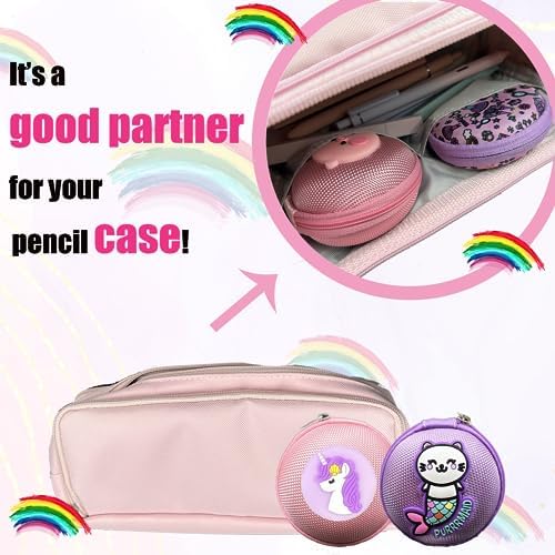 Vibrant Pink Over-Ear Kids Earbuds with Secure Earhooks – Perfectly Designed Audio Companion for Ages 3-8, Ideal for School, Home, and On-the-Go Listening with Universal 3.5 mm Compatibility for Phones and PCs