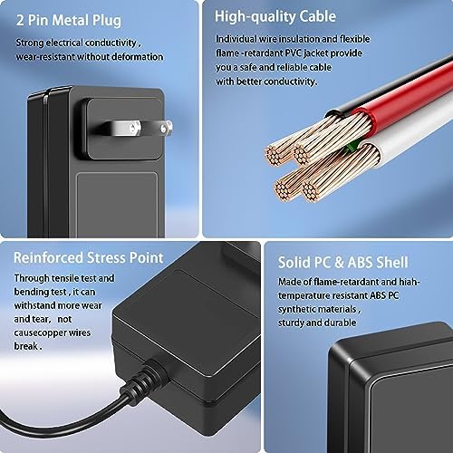 ZIFI High-Speed 16.8 V 2 A Power Adapter for Enhanced Massage Gun Performance – Reliable Charger for Sonic Mini, Pro, Fusion X, and Life Pro Lithium Battery Packs – Compact Design for Portability and Efficient Charging