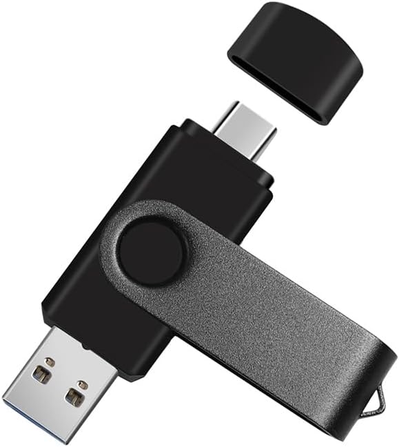 32 GB Dual USB Flash Drive 2.0 – Versatile 2-in-1 USB C & USB A Thumb Drive for Effortless Data Transfer on PCs and Type C Phones – Reliable External Memory Stick for Photos, Videos, and Documents – Portable Plug-and-Play Storage Solution