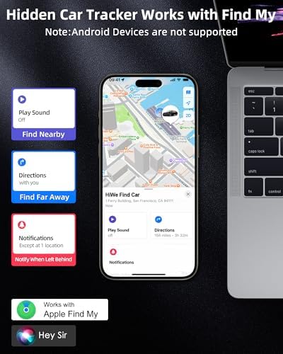 Revolutionary Hi We Mag Safe Car Mount Charger with Built-in Find My Feature, Qi2-Certified 15 W Fast Charging for i Phone 12/13/14/15/16 Series – Secure Magnetic Wireless Solution for Air Vent & Dashboard Use, Sleek Black Finish for Enhanced Vehicle Aesthetics