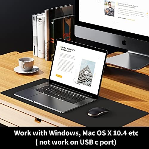 Sleek Vssoplor Wireless Mouse – Ultra-Slim Silent Optical Companion for Laptops & PCs | 2.4 GHz Nano Receiver, Perfect for Quiet Workspaces & Travel | Enhanced Compatibility for Windows, Mac & Linux