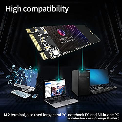 Transform Your Computing with GAMERKING 120 GB m SATA SSD – Lightning-Fast Internal Solid State Drive for Desktops and Laptops, SATA III 6 Gb/s for Superior Speed and Reliability