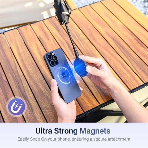 Magnetic Cell Phone Umbrella for Sun,Universal Cute Phone Sunshade Shield Cover with 360°Adjustable & Rotatable Phone Ring,Outdoor Anti-reflective Phone Sun Visor for Magsafe Cell Phone/Android/Kindle – Enhanced Compatibility and Speed