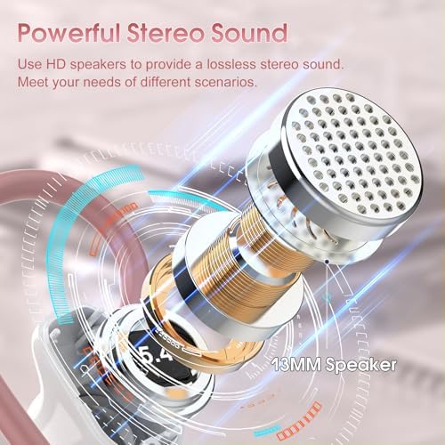 Experience the Future of Sound with OYIB Bluetooth 5.4 Wireless Earbuds – Immersive Deep Bass Sport Headphones with IP7 Waterproof Durability, 50-Hour Playtime, and Advanced ENC Microphone for Superior Call Clarity – Perfectly Crafted for Fitness Enthusiasts and Active Lifestyles in Elegant Cream White