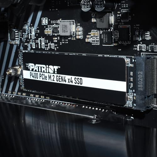 Patriot Memory P400 Lite 500 GB M.2 PCIe Gen 4 SSD – Ultimate High-Speed NVMe Storage for Gaming and Content Creation – Reliable Performance with Enhanced Thermal Management and 3-Year Warranty – Upgrade Your System Now!