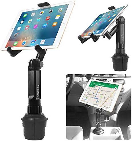 Revolutionary Car Cup Holder Phone Mount with Integrated Snack Tray – Ultimate Compatibility for i Phone, Samsung Galaxy, LG, Moto & Google Pixel – Hands-Free Convenience & 360-Degree Rotation for Safe Driving Enjoyment