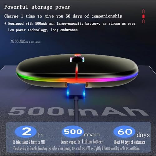 Seamless Productivity with 3 Pack Rosy Glow Red Wireless Bluetooth Mouse – Rechargeable, Silent, and Slim Dual Mode Mice for Laptop, Desktop, i Pad, and Mac – Perfect for On-the-Go Professionals and Students