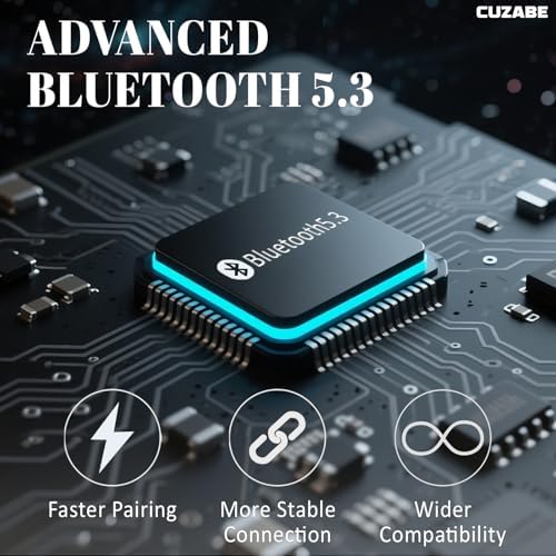 Cuzabe OSHA-Compliant Bluetooth Earplug Headphones – Advanced Noise-Canceling Neckband Earbuds with 20-Hour Battery Life & Customizable Fit for Enhanced Workplace Audio Safety and Comfort