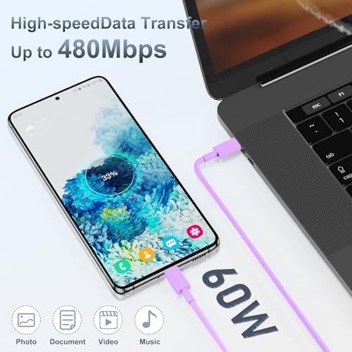 High-Efficiency 20 W USB-C Fast Charger for i Phone 16 & i Pad Pro – Versatile 6 ft & 10 ft Type C Charging Cables with Robust Wall Adapter for Quick Power Boosts – Perfect for i Phone 16 Pro Max, 15 Plus, and All i Pad Models – Maximize Your Charging Flexibility and Efficiency