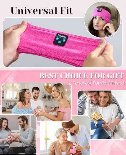 Ergonomic Bluetooth Sleep Headphones: Wireless Sports Headband with Hi-Fi Stereo Sound for Ultimate ASMR Relaxation – Lightweight, Cozy Audio Solution for Men and Women, Perfect for Meditation and Restful Sleep