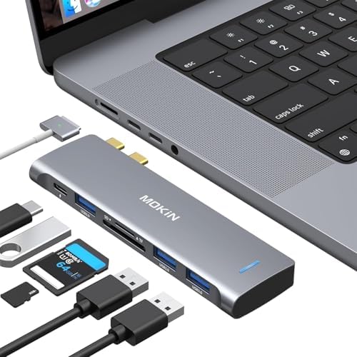 Transform Your Mac Book Workflow with Our 9-in-1 USB C Adapter: A High-Performance Connectivity Hub Featuring 3 USB Ports, HDMI Output, RJ45 Ethernet, 100 W Power Delivery, and SD/TF Card Reader – Ideal for Professionals and Students Seeking Seamless Data Transfer and Versatile Connectivity