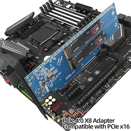 Revolutionize Your Storage with the JEYI Quad NVMe PCIe 4.0 Expansion Card – Unlock 32 TB of Ultra-Fast M.2 SSD Capacity, Achieve 256 Gbps RAID Speeds, and Experience Unrivaled Compatibility for High-Performance Computing