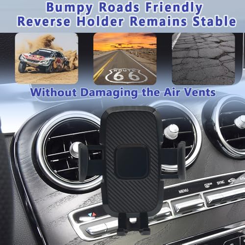 COMETURE Mercedes Benz Car Phone Holder Mount – Universal Smartphone Cradle for GLE Class (GLE-20-24) with Adjustable Viewing Angles and Tool-Free Installation – Elevate Your Driving Experience with Premium Interior Accessories for Navigation and Hands-Free Calls