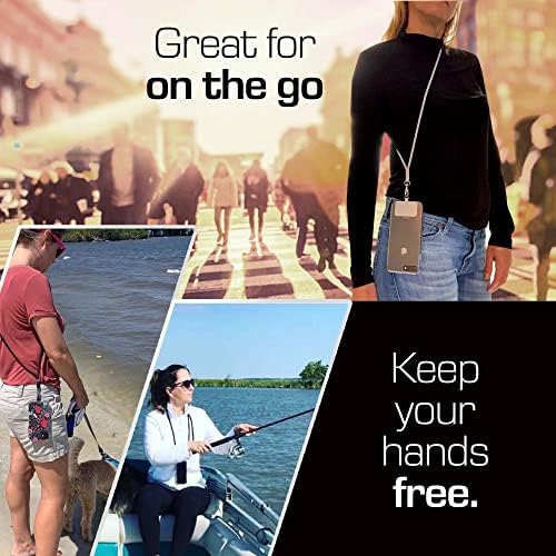 Versatile Black Universal Cell Phone Lanyard – Adjustable Neck Strap for Hands-Free Smartphone Carrying, Compatible with All Models – Multipurpose Design for Keys and Badges – Stylish, Durable, and Convenient Accessory for Professionals and Students
