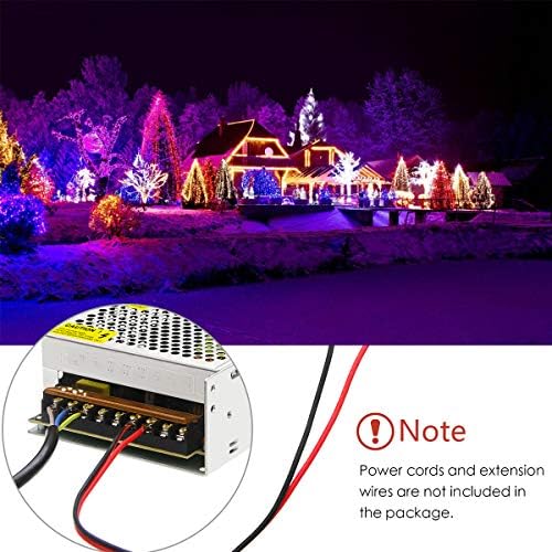 Aclorol 5 V 70 A Universal Power Supply – 350 W High-Efficiency AC to DC Transformer for LED Strips, CCTV Cameras, and Security Systems – Versatile Power Adapter with Rapid Switching Technology and Enhanced Compatibility for Optimal Device Performance