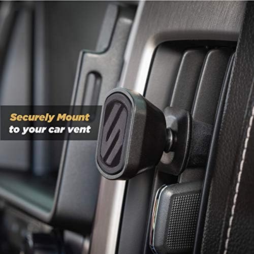 Scosche Magic Mount Select Dual Pack – Premium Magnetic Car Phone Holder for i Phone & Android – Secure 360° Adjustable Mount for Hands-Free Driving – Ideal for Dash & Window Use – Durable Design for Enhanced Compatibility & Safety