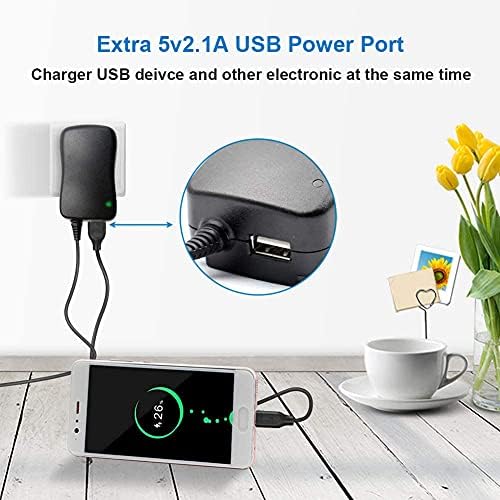 Universal 30 W Adjustable Voltage AC Adapter with USB Charging Port and 8 Interchangeable Tips – Ultimate Multi-Device Power Supply for Electronics, LED Strip Lights, Tablets, and More – Compact, Safe, and Efficient Charging Solution