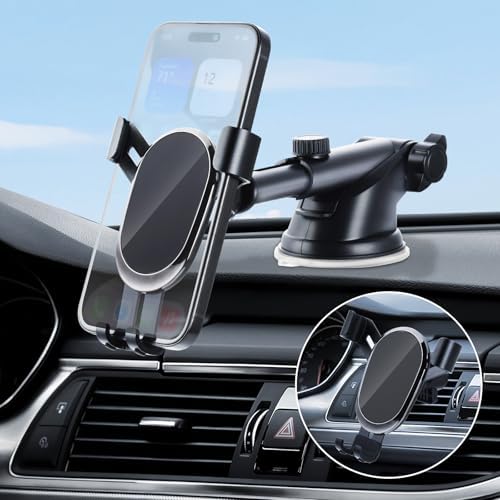 Experience the Ultimate Driving Convenience with UTEBIT Mag Safe Car Mount – 360° Rotating Magnetic Phone Holder for i Phone 15/14/13/12 Pro Max Plus & Universal Compatibility – Secure, Hands-Free Access for Safer Navigation and Calls