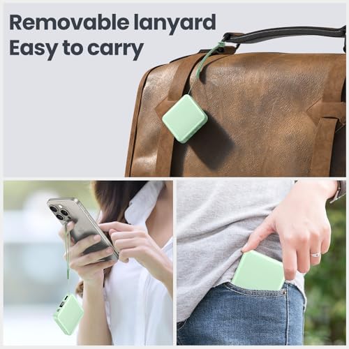 Ultra-Compact 12000 m Ah Fast Charging Power Bank with Built-in Cables – All-in-One Portable Charger for i Phone, Tablets & Samsung Devices, Featuring USB C Input/Output and LED Battery Display for Maximum Efficiency and On-the-Go Convenience