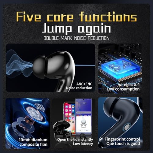 Charcoal Black 3-in-1 Smart Translation Earbuds – Effortless Real-Time Language Conversion with Bluetooth Connectivity, Supports 144 Languages & Accents, Superior Noise Cancellation for Uninterrupted Communication, Ideal for Travelers and Professionals, Ergonomically Crafted for All-Day Comfort and Portability