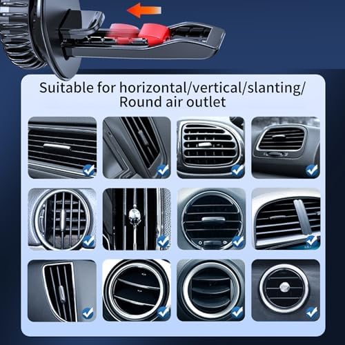 Ultimate Magnetic Car Phone Holder – Premium Aluminum Air Vent Mount for Effortless Hands-Free Navigation – Universal Fit for All Smartphones – Enhance Driving Safety with Advanced Magnetic Suction Technology – Compact Design for Streamlined Dashboard Use – Quick and Easy Installation for a Superior Driving Experience