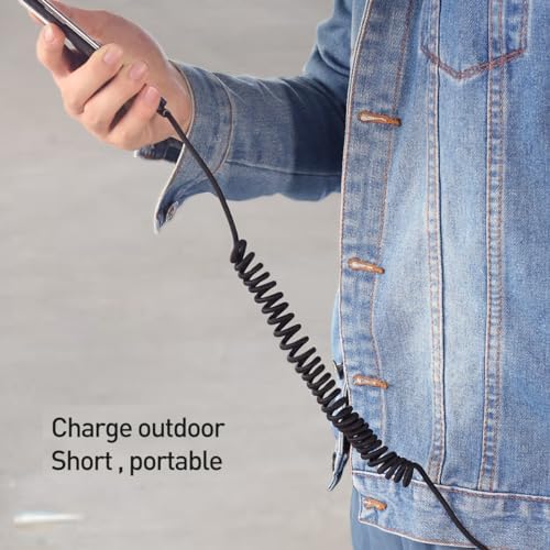 Revolutionize Your Charging with AICase 90 Degree Coiled USB Type C Cable – 5.9 ft Durable Spring PD Cable for Fast Charging & Data Transfer – Universal Compatibility for Mac Book Pro, i Pad Pro, Galaxy S20, Switch & More – Tangle-Free Design for a Clutter-Free Workspace