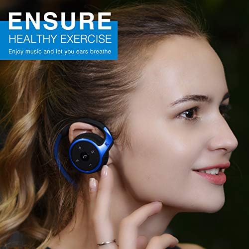 Compact Sports Bluetooth Headphones – Ergonomic Wrap-Around Wireless Earphones with Built-In Microphone, Exceptional Sound Quality, 12-Hour Battery Life, Foldable Design for Easy Portability, Perfect for Active Lifestyles – Black