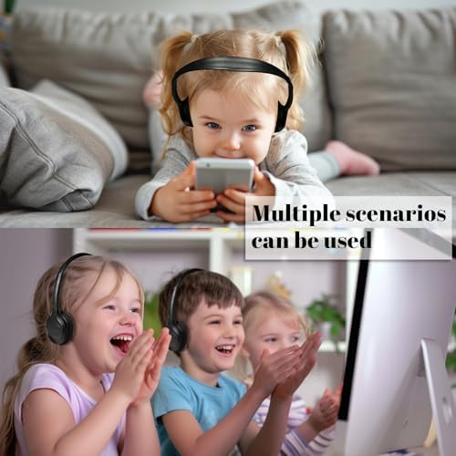 Classroom Essential 10-Pack Kids Headphones – Adjustable Earphones with 3.5 mm Jack for Enhanced Learning – Durable, Lightweight Design with Tangle-Free Cords for Optimal Comfort and Focus in Educational Environments
