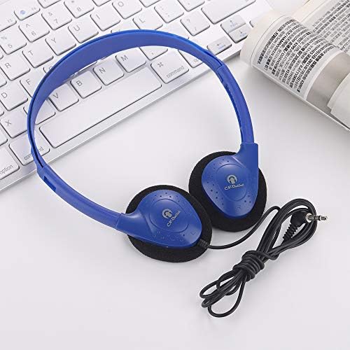 Bulk Kids Headphones – 25-Piece Classroom Audio Package for Enhanced Learning – Lightweight Adjustable On-Ear Design with Universal Device Compatibility in Sleek Black – Perfect for Engaging Group Activities and Extended Listening Comfort – Durable and Affordable Solution for Students and Adults