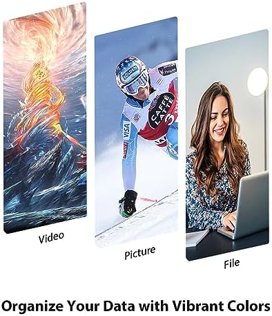 Aiibe 128 GB USB 3.0 Flash Drive Trio – High-Speed Portable Memory Stick (3 Pack in Black, Blue, Red) for Effortless Data Transfers and Reliable Storage Solutions