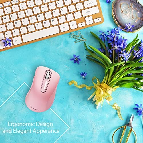 Upgrade Your Workflow with the Memzuoix 2.4 G Wireless Mouse – Ergonomic and Portable 1400 DPI USB Mouse for Laptop, PC & Desktop | 5 Customizable Buttons for Ultimate Control | Ideal for Professionals and Casual Users Alike