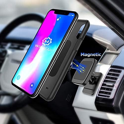 Elevate Your Driving Experience with Wix Gear’s Universal Magnetic Phone Dashboard Mount – Quick Swift-Snap Technology, Secure Grip for Smartphones & Mini Tablets, Enhanced Stability & Compatibility, Easy Stick-On Installation for Safe Hands-Free Navigation (2 Pack)