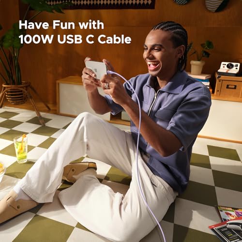 UGREEN Uno USB C to USB C Cable – 100 W Fast Charging with LED Display, 3.3 FT Length, Ideal for i Phone 16, Mac Book Pro, i Pad Pro, Galaxy S24 Ultra – High-Speed Data Transfer, Durable Design for Ultimate Convenience and Performance