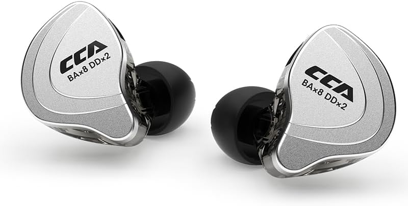 Elevate Your Sound Experience with CCA C10 Hybrid IEM Earphones – 4 BA + 1 DD Configuration for Unmatched Audio Clarity, Detachable Cable for Customization, and Built-in Microphone for Gaming & Calls – Stylish Purple Design for Musicians and Gamers Alike!