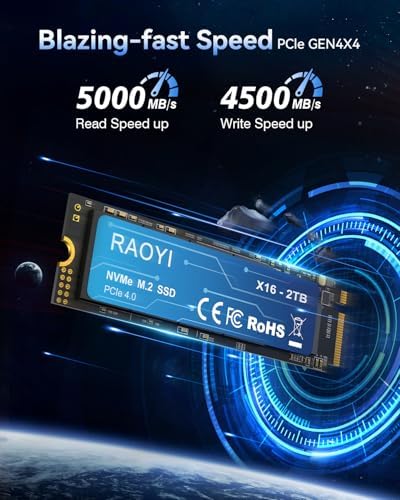 RAOYI 1 TB SATA III Solid State Drive – Lightning-Fast 550 MB/s Performance Upgrade for PCs & Laptops | Advanced 3 D NAND Flash Technology | Reliable Internal SSD for Enhanced Speed & Compatibility
