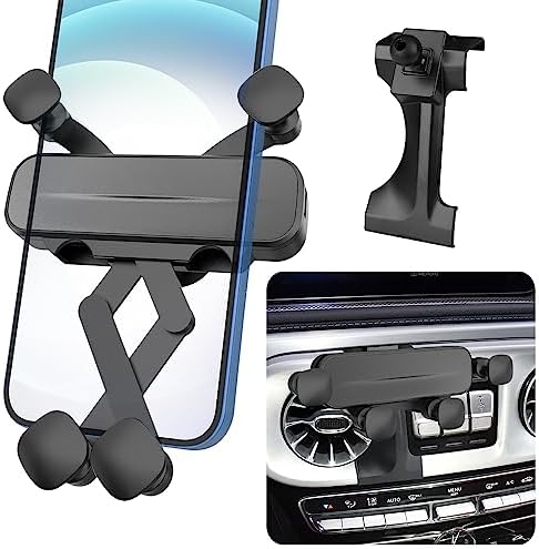 Premium Car Phone Holder Mount for Benz G-Class (2019-2024) – Custom-Fit Smartphone Accessory for AMG G63, G500, G55 W463 – Enhanced Safety with Adjustable Viewing Angles and Tool-Free Installation – Perfect Interior Upgrade for Modern Drivers