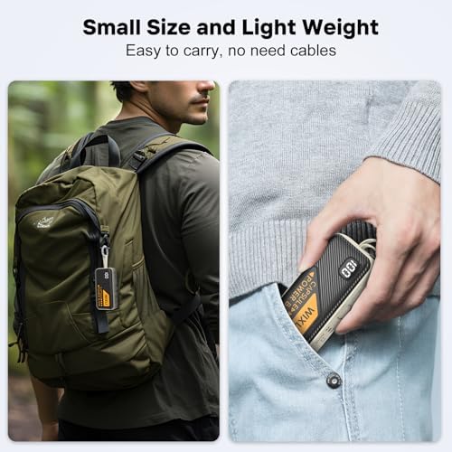Compact 5000 m Ah USB-C Power Bank for i Phone 15 and 16 – Ultra-Lightweight Portable Charger with Built-in i OS Cable for Fast and Reliable Charging of Apple and Android Devices – Perfect for On-the-Go Power Solutions
