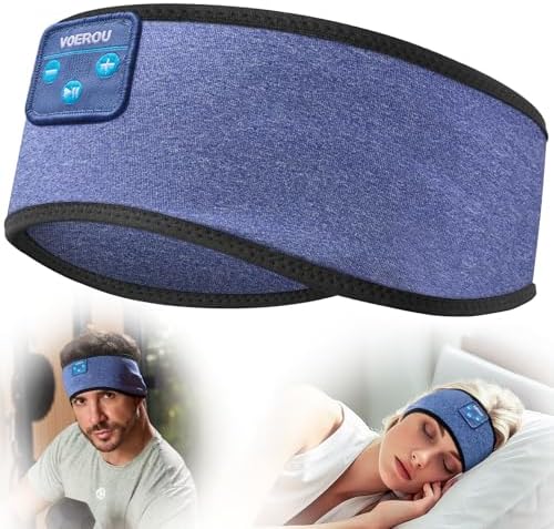 Voerou Bluetooth 5.4 Sports Headband Sleep Headphones – Ultimate Comfort Wireless Earbuds for Yoga, Meditation, and Running – Premium Audio Quality with Fast Connectivity for Active Lifestyles and Relaxation