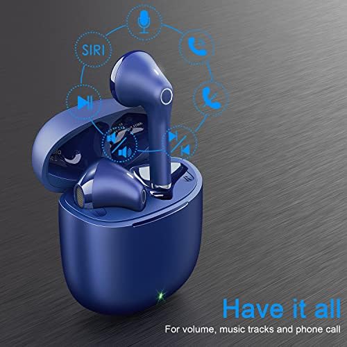 Unleash Your Sound with yobola Wireless Earbuds – Lightweight Deep Bass Bluetooth Headphones for Active Lifestyles, 25-Hour Playtime, Touch Control, IPX5 Waterproof, Built-in Microphone for Clear Calls – Perfect for Running and Fitness Enthusiasts