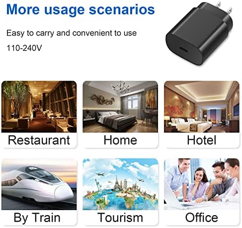 Experience lightning-fast charging with the 25 W Type C Charger for Samsung, featuring a 6 Ft Type C to C cable. This compact USB C Charger Block is meticulously engineered for optimal power delivery, ensuring your Galaxy S25 Ultra, S25, S24, S23, and Note 20 are charged efficiently without delay. Designed for modern lifestyles, its sleek black finish seamlessly integrates with your devices while the lightweight construction makes it ideal for travel. Enjoy peace of mind with advanced safety features that protect against overheating and overcharging. Elevate your charging routine and keep your devices ready for action with this essential accessory, perfect for home, office, or on-the-go use.