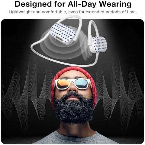 Purity Air Open Ear Headphones – Advanced True Air Conduction Wireless Bluetooth Earbuds with Dual Mic for Clear Calls – Ergonomic, Sweat-Resistant Design for Active Lifestyles – Compatible with i Phone & Android – Ultimate Comfort and Audio Awareness